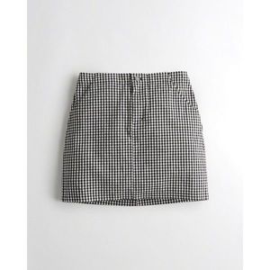 Stretch Oxford A-Line Skirt